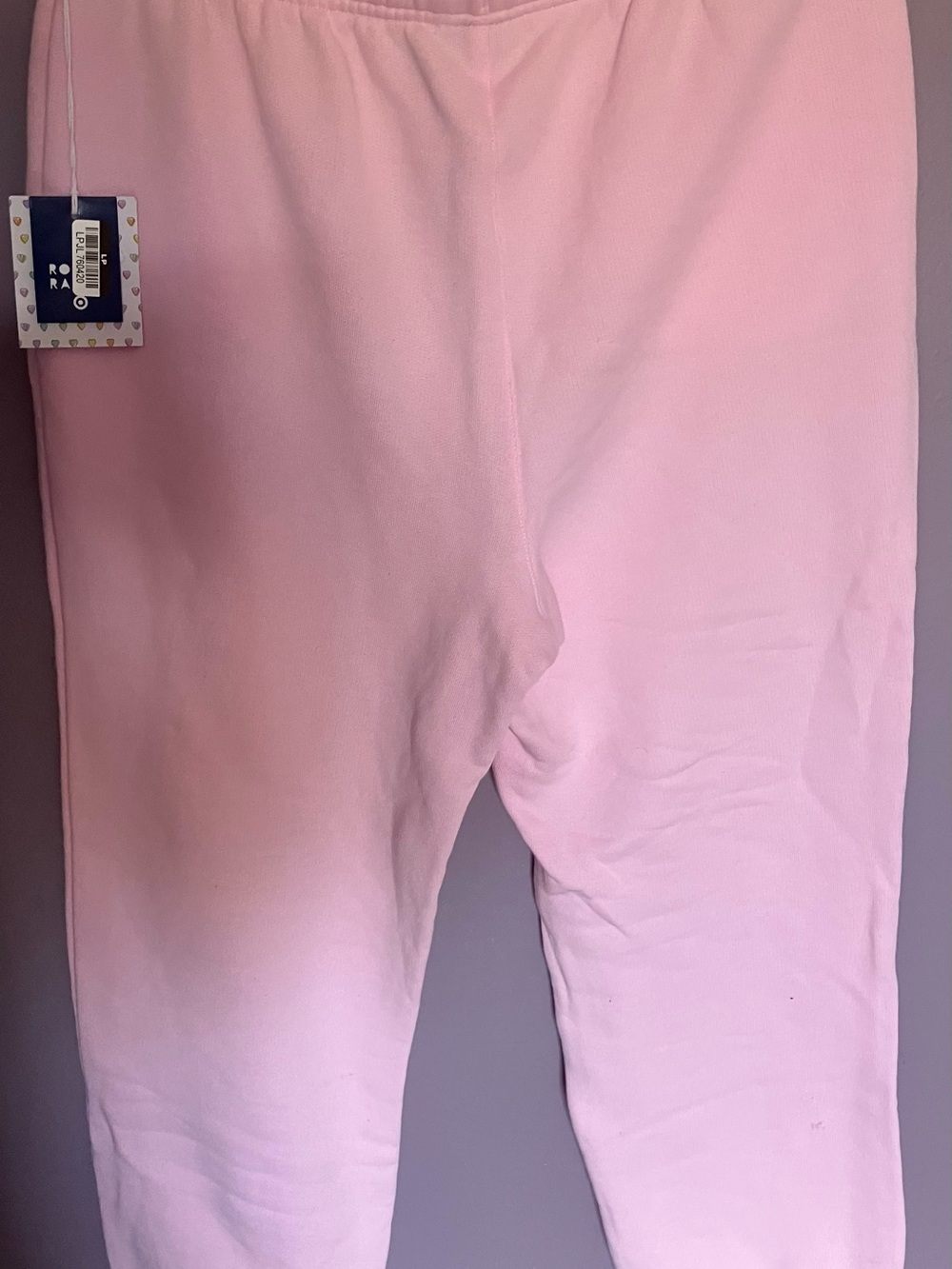 Roller Rabbit Pink Sweatpants with Orange Logo - Picture 4 of 4